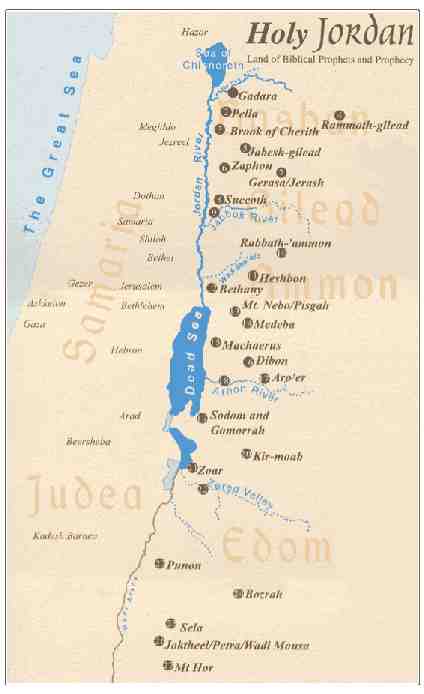 holy jordan map