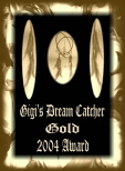 Gigi's Dream Catcher Gold Award