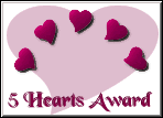 Five hearts award