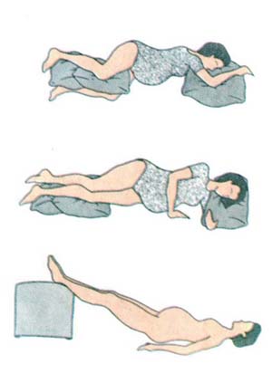 Lying down position